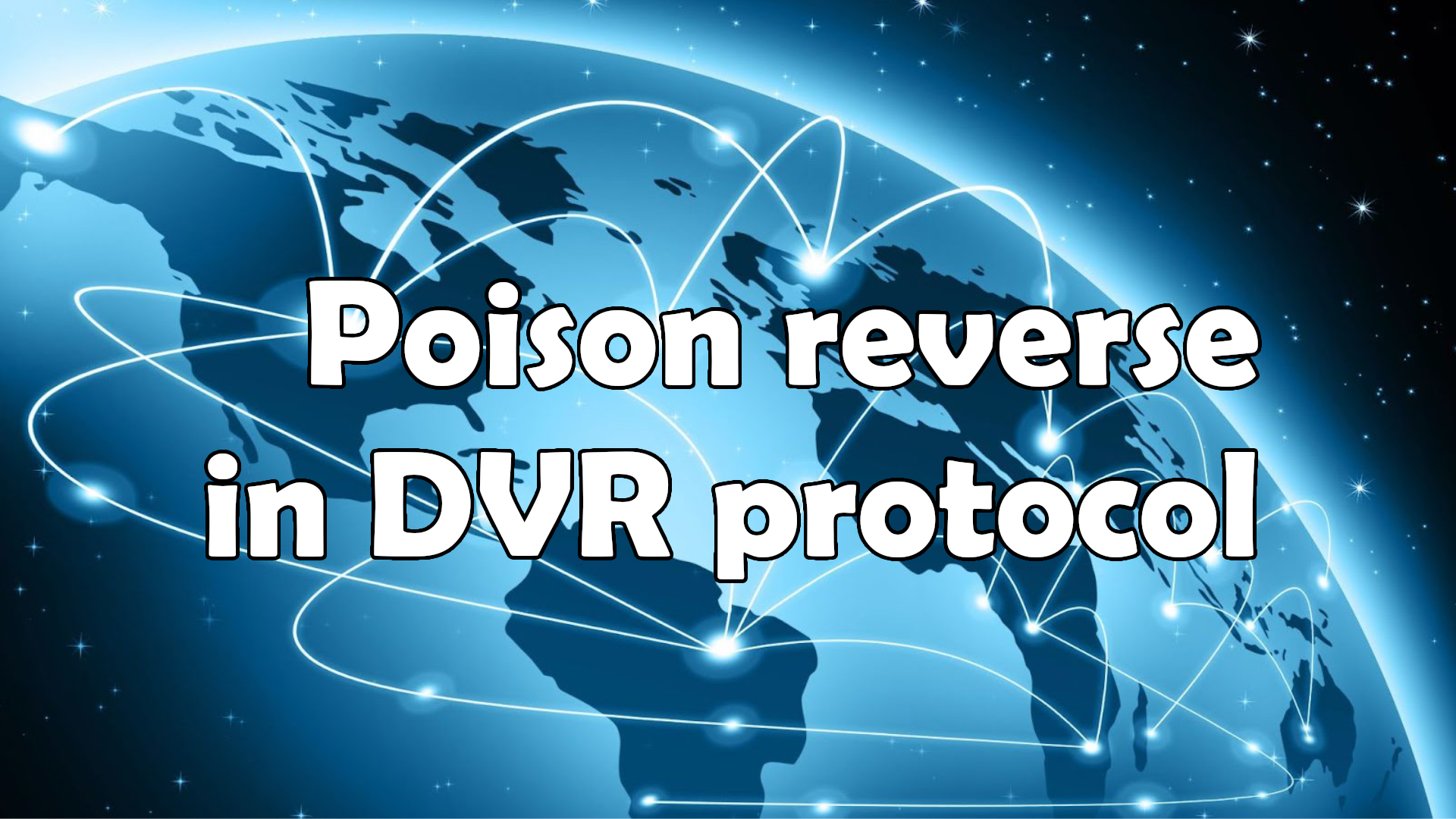 How does poison reverse works in a split horizon Dynamic Vector Routing Protocol?